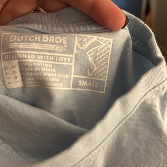 Dutch Bros Light Blue T Red + White + Blue DB 1992 SMALL+MEDIUM+XL+XXL+XXXL - Picture 5 of 8